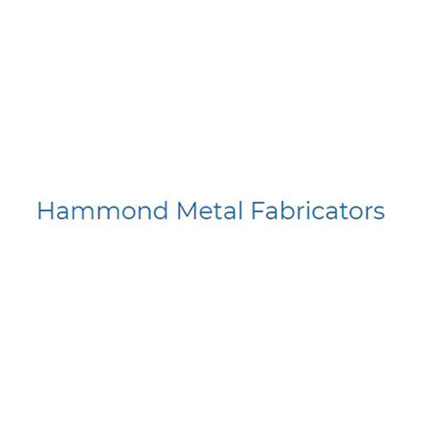 hammond metal fabricators west columbia sc|hammond metal fabricators.